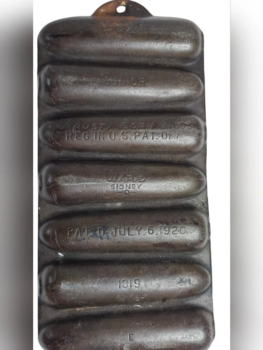 Vtg Wagner Ware Krusty Korn Kobs Jr Cast Iron Cornstick Cornbread Pan 1319 1920